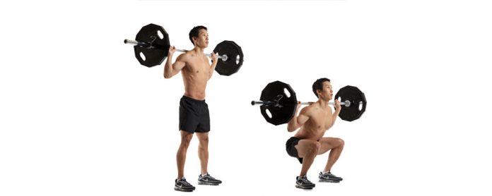 Barbell-Squat اسکات با هالتر