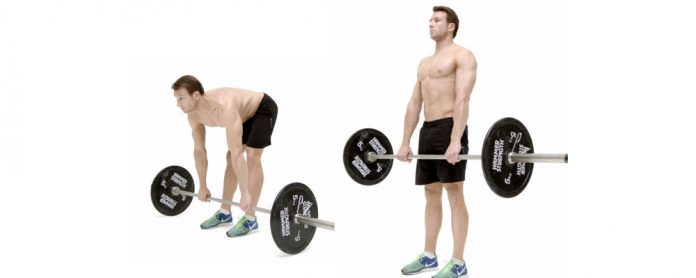 Barbell-Stiff-Legged-Deadlift ددلیفت