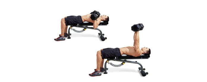 Dumbbell-Bench-Press پرس سینه دمبل