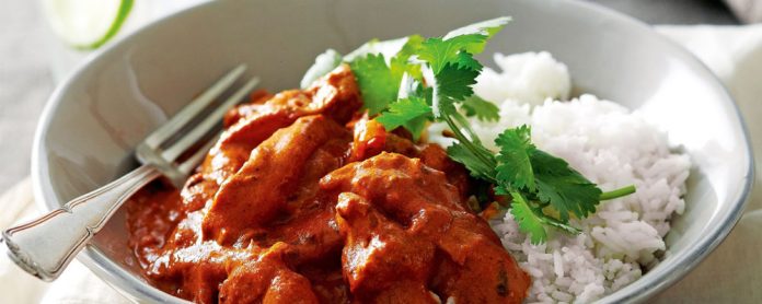 Easy-butter-chicken خوراک مرغ به همراه کره