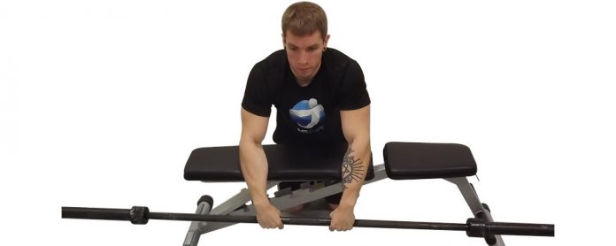 Reverse-Wrist-Curl مچ دست با هالتر دست برعکس
