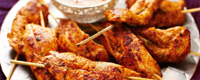 Spicy-yogurt-chicken مرغ تند کبابی