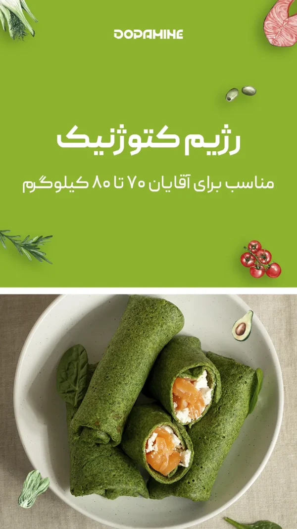 رژیم کتوژنیک (مناسب آقایان ۷۰ تا ۸۰ کیلوگرم)